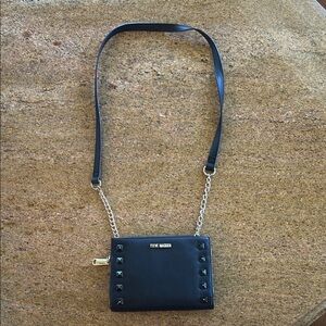 Steve Madden Black Studded Crossbody Bag